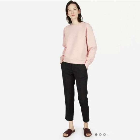 Everlane Pink Classic French Terry Sweatshirt XL - Picture 5 of 9